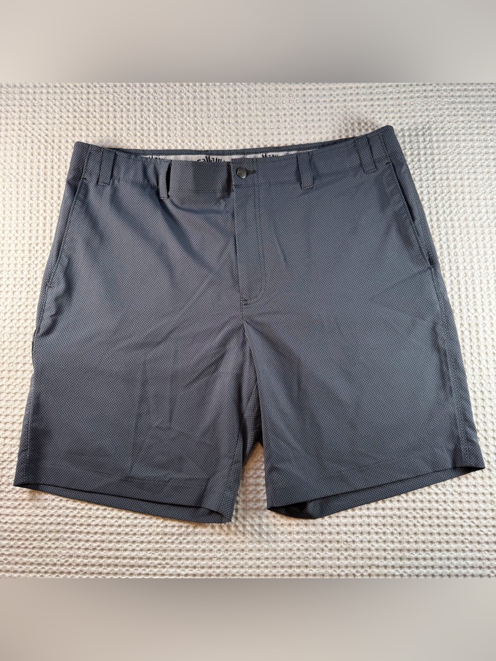 Callaway Golf Shorts Men’s Size 40 Gray Micro Pattern Stretch NWOT